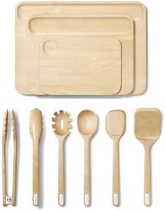 Caraway Cutting Board and Utensil Set
