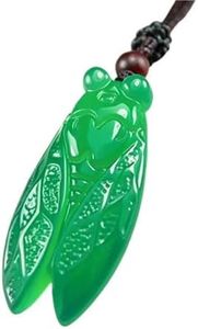 Fairchild Gemworks Jade pendant jade necklace earrings are suitable as birthday gifts for your girlfriend, mother or wife. They symbolize good luck. (GREEN)