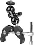 koolehaoda Double Ballhead Ball Arm Camera Clamp Mount Monitor Mount Bracket with Crab Clamp for Ronin M Ronin MX Freefly MOVI Microphones (Double Ball head-1pcs)