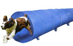 UKB4C Large Dog Tunnel 3 Metres - Large Pop Up Toy Agility Equipment for Dogs - Perfect For Dog Training or as Cat Toy or Cat Tunnel - Dog Outdoor Toys and great as a Dog Boredom Breaker