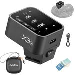 GODOX X3-N X3N Wireless Flash Trigger for Nikon Camera, OLED Touch Screen Rechargeable Trigger, i-TTL HSS 1/8000s, 2.4GHz Wireless X System, TCM Conversion Function