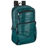 Trailmaker Sheer Mesh Backpack Deluxe with Bungee Cord & Adjustable Padded Back Straps