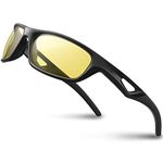 RIVBOS Polarized Sports Sunglasses Driving shades For Men TR90 Unbreakable Frame RB831