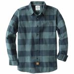 Dubinik® Flannel Shirt for Men 100% Cotton Mens Flannel Shirts Long Sleeve Plaid Soft Casual Button Down Shirt Men