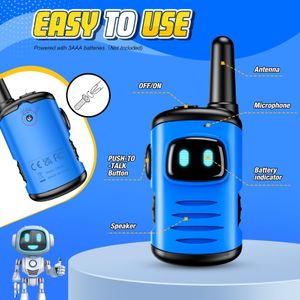 EUTOYZ Kids Walkie Talkies 3-Pack – Long Range Two-Way Radios