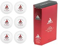 JOOLA Prime 3-Star Table Tennis Balls - 6 Pack of Professional Ping Pong Balls for Tournaments - ITTF Approved 40+mm ABS