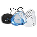 Envo Mask N95 Reusable Respirator Kit featuring AIRgel Cushion Technology for Secure All Day Comfort - Includes QuickFit Headgear, 5 Replacement Filters and Slim Storage Case (70952)