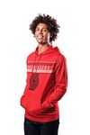 NBA Portland Trail Blazers Men's Fleece Hoodie Pullover Sweatshirt Poly Midtown, Large, Red