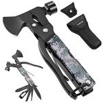 YONSAW Multitool Camping Accessories 16 in 1 Survival Gear and Equipment Unique Gifts for Men Dad Camping Gear Accessories Camping Tools and Gadgets for Outdoor Hunting Hiking Multi Tool Axe Hammer