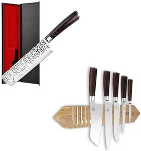 imarku 7 Inch Nakiri Knife Magnetic Knife Holder for Wall - 16 Inch