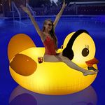 DeeprBetter Inflatable Duck Pool Fl