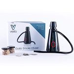 Portable Smoke Infuser by Vesta Precision "Gusto" - Food Smoker - Add Smoky Flavor to Meats, Fish, Cheese, Cocktails - Easy to Use - Sturdy Weighted Base with Flexible Tubing - Battery Operated