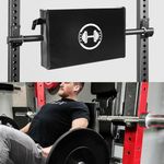 BEEYEO Square Hip Thrust Pad Barbell Squat Pad, Hip Thrust Bench Back Pad Protective Thick Foam Pad for Barbell Bench Press, Barbell Hip Thrusts, Weight Lifting Bench Press and Push Ups