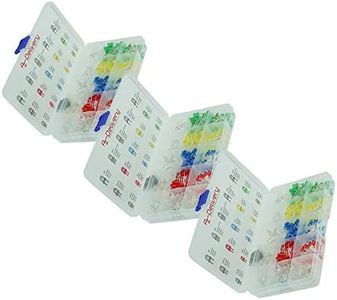 AZDelivery 3 x Kit Diodos LED Emisores de Luz, 350 Piezas, 3 mm & 5mm, 5 Colores, Set de Diodos LED Emisores Redondos, UV RGB CC/CA Compatible con Arduino con E-Book Incluido!
