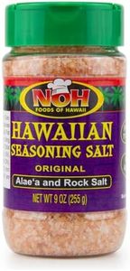 NOH Original Hawaiian Seasoning Salt, 9 oz (Pack of 1) - Made w/Hawaiian Alae'a & Rock Salt for Cooking, Meat Seasoning, or Dry Rub, Ideal for Chicken Long Rice, Lomi Lomi Salmon & More - No Added MSG