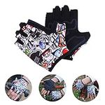 Kids Cycling Gloves Breathable Adjustable Half Finger Gloves Non-slip Bike Bicycle Gloves Mittens Summer Fingerless Gloves for Boys Girls Outdoor Sport Biking Riding Skating Rock Climbing 9-12 Years