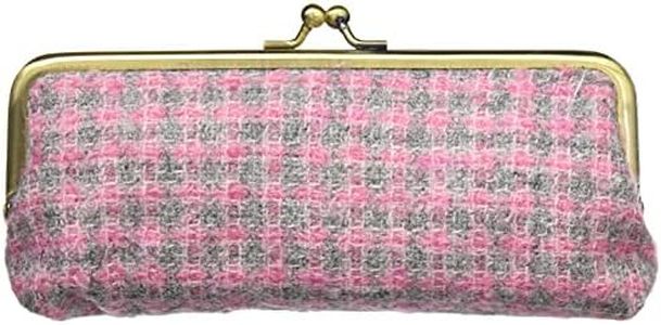 Marushin 0405007600 Pen Case, Pink, H 3.0 x W 7.1 inches (7.5 x 18 cm), Made of Wool Fabric