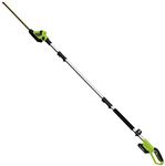 Earthwise LPHT12022 Volt 20-Inch Cordless Pole Hedge Trimmer, 20 inch, 2.0AH Battery & Fast Charger Included