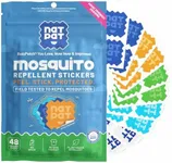 NATPAT BuzzPatch Mosquito Patches for Adults - Plant-Based Mosquito Patches, Non Toxic - The Original All Natural Citronella Essential Oil Insect Patch(40 Pack)