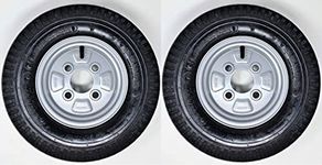 BITS4REASONS STARCO KENDA K371 PREMIUM 8 INCH 4.80/4.00-8 70M 6PLY (6PR) TRAILER WHEELS & TYRES 100MM PCD 1 PAIR