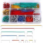 840 Pcs Jumper Wire Kit, 14 Lengths Assorted Breadboard Jumper Wire Cable Male to Male with Plastic Box for breadboards and laboratory circuit boards