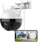 EZVIZ Security Camera, 1080P Outdoor Pan/Tilt 360 IP WiFi Surveillance Camera, Color Night Vision, AI Person Detection, Active Defense, Waterproof, Cloud/SD Storage, Alexa, Google Assistant C8C 1080P