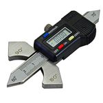 RIVERWELD Digital Readout Welding Gauge Weld Test Ulnar 4 Angle Display on Body: 60°, 70°, 80°, 90° Reading Inch, Metric, Inch Fractional Checks Weld Height Fillet Thickness Bevel Angle