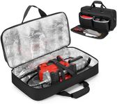Rexmica Carrying Bag Compatible with Milwaukee 2646-20 M18 / 2646-21ct M18 Grease Gun, Storage Bag Compatible with Dewalt DCGG571M1 / DCGG571B 20V Max Grease Gun, Grease Gun Case with Accessory Pocket
