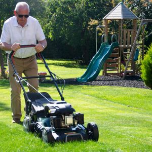 Webb 20" Self-Propelled Petrol Lawnmower – 173cc, 7 Heights, 65L Bag