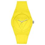 Guess Men's Retro Pop U0979L12 Yellow Silicone Japanese Quartz Fashion Watch