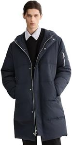 Orolay Men’s Thickened Down Jacket Winter Warm Down Coat Navy