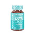 Focus Gummies – Nootropic High Strength Brain Supplement – 17 Focus, Energy, Positive Mood Vitamins– Caffeine, Gingko Biloba, Lions Mane, Ginseng, B12, Probiotic – Vegan - by Novomins