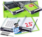 WORKDONE 4-Pack - 2.5" Hard Drive Caddy - Compatible for Dell PowerEdge Servers - 14th Gen R440 R640 R740 R740xd R840 R940 R6415 and More - SSD SAS SATA NVMe Tray - Setup with Manual