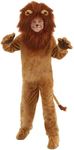 Kids Deluxe Lion Costume, Wild King of the Jungle Cat Safari Roar Mane Outfit for Dress-Up Small