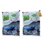 Foodie Puppies Platinum Aquarium Planted and Shrimp Aquarium Substrate Plant Soil with Free Key Ring (3L, Pack of 2)