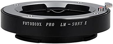 Fotodiox Pro Lens Mount Adapter - Leica M Rangefinder Lens to Sony Alpha E-Mount Mirrorless Camera Body