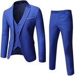 WULFUL Men's Suit Slim Fit One Butt