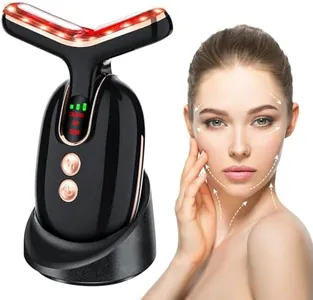 Facial Massager Red-Light-Therapy-for-Face, Neck Skin - Face S culpting Wand Tool, L E D Facial Beauty Device Portable at-Home Face Tool for Skin Care