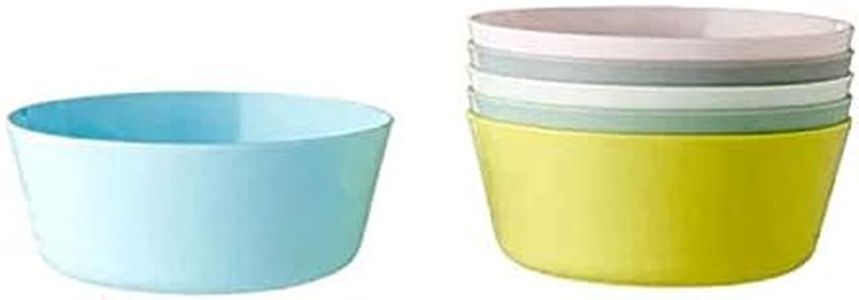 Ikea - Juego de 6 cuencos de plástico (colores mezclados)