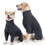 Hjyokuso Dog Jumper, Dog Jumpers For Small Medium Large Dogs, Dog Fleece Jumper, Dog Jumper With Legs, Warm Dog Sweater, Dog Jumper With Harness Hole, Dog Coat, Dog Onesies Dog Hoodie Dog Clothes 2XL