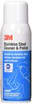 3M Stainless Steel Cleaner & Polish, Cleaning Spray Foam, Ready to Use Cleaner for Metal Surfaces, Remove Water Stain Mark & Fingerprints, Resists Streaking, Non Greasy & Pleasant Fragrance -283g