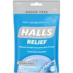 Halls Halls Advanced Formula Sugar Free Triple Soothing Action Mountain Menthol Cough Suppressant Drops, 25 ct (Pack of 12)