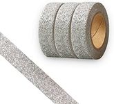 Glitter Washi Tape,3 Rolls 15mm Dec