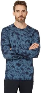 Smartwool Men's Classic All-Season Merino Wool Base Layer — Long Sleeve Shirt (Slim Fit), Pewter Blue Wash, Medium