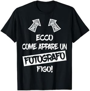 Fotografo Figo Regalo Divertente Fotografi Fotografia Maglietta