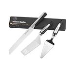 Cake Knife and Server Set with Luxu