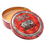 Reuzel Red Water Soluble High Sheen Pomade - No Dry Formula - Keeps High Shine and Strong Hold All Day without Flaking - Easy Rinse Out - Subtle Vanilla Cola Fragrance - Vegan Formula - 340 g