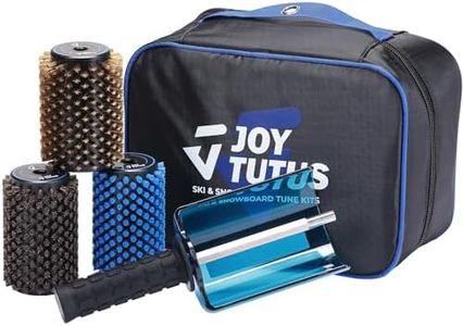 JOYTUTUS Brush Wax Kit Axle-Shield with Nylon and Horsehair Brush