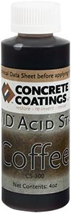 CC Concrete Coatings Vivid Acid Stain for Concrete Coffee 4OZ