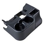 Astra Depot Black Center Console Tray Box Cup Holder add-on Compatible with 2003-2012 Dodge Ram 1500/2500 / 3500